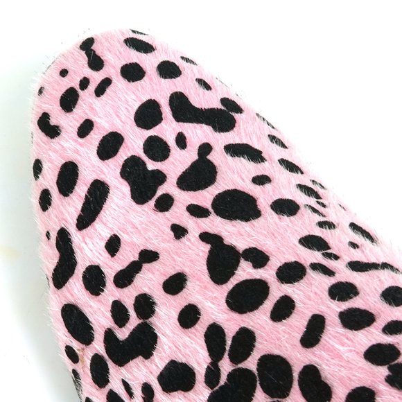 FI-7532 Pink Black Leopard Pony Hair Slip on Loafer Fiesso by Aurelio Garcia main image 7